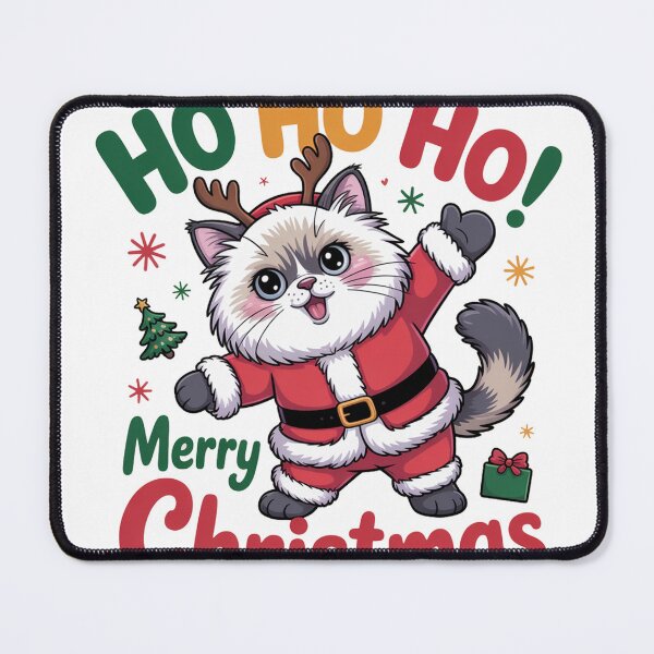 Item preview, Ho ho ho Ragdoll cat Christmas designed and sold by kaka8888.