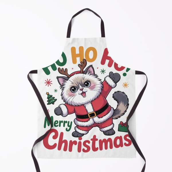 Item preview, Ho ho ho Ragdoll cat Christmas designed and sold by kaka8888.