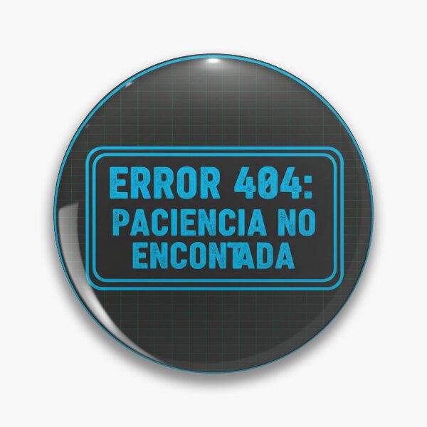 Item preview, Error 404 Patience Not Found | Retro Programmer Geek Humor designed and sold by Estudio101.