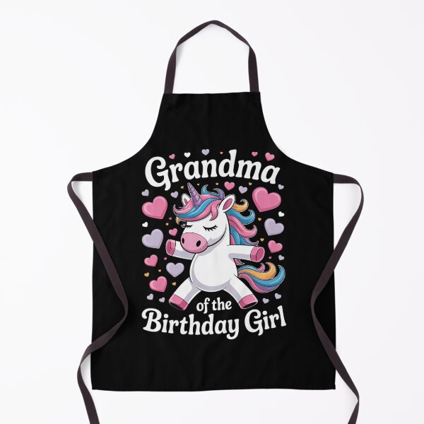 Item preview, Grandma of the Birthday Girl Flossing Unicorn Grandmother designed and sold by HuValverdeArt.