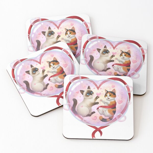 Item preview, Dream Bubble Love , Floating between love and laughter.  Surreal romance, whimsical animal illustration, dreamy Valentine art designed and sold by meesub.
