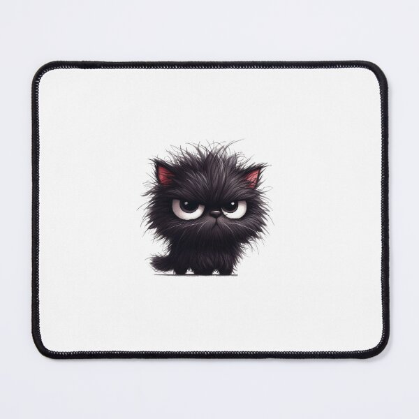 Item preview, Grumpy Black Cat 07 designed and sold by Purranova.