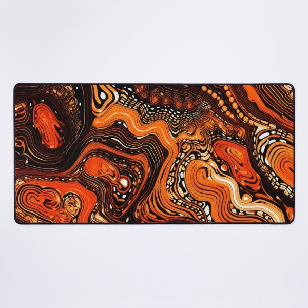 Item preview, Aboriginal Inspired Dot Art - Australian Trails Behind the Fence designed and sold by GrinGalore.