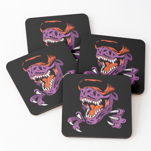 Item preview, TERRORBYTE – Cyber Dino Gamer Design | Fierce Tech Monster Art w/o text designed and sold by DG-ShopLT.