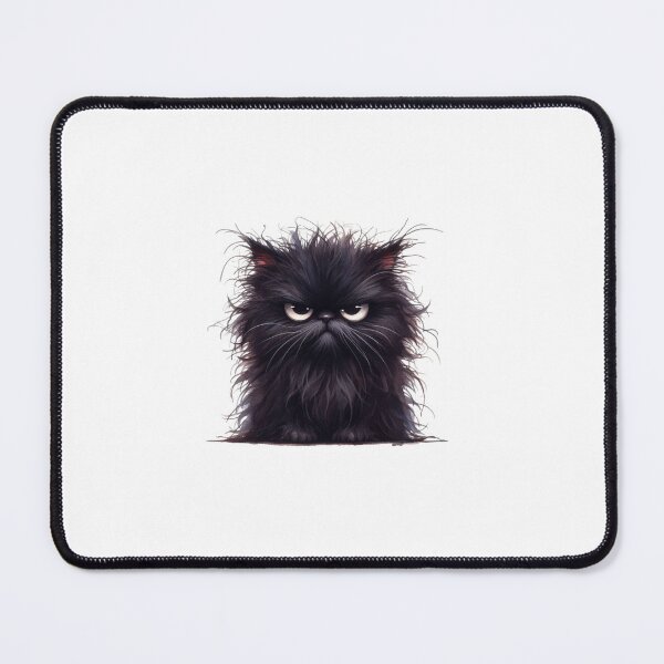 Item preview, Grumpy Black Cat 08 designed and sold by Purranova.