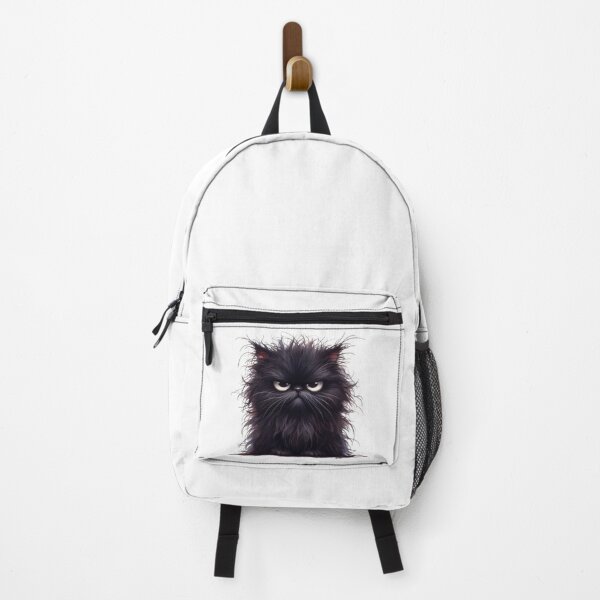 Item preview, Grumpy Black Cat 08 designed and sold by Purranova.