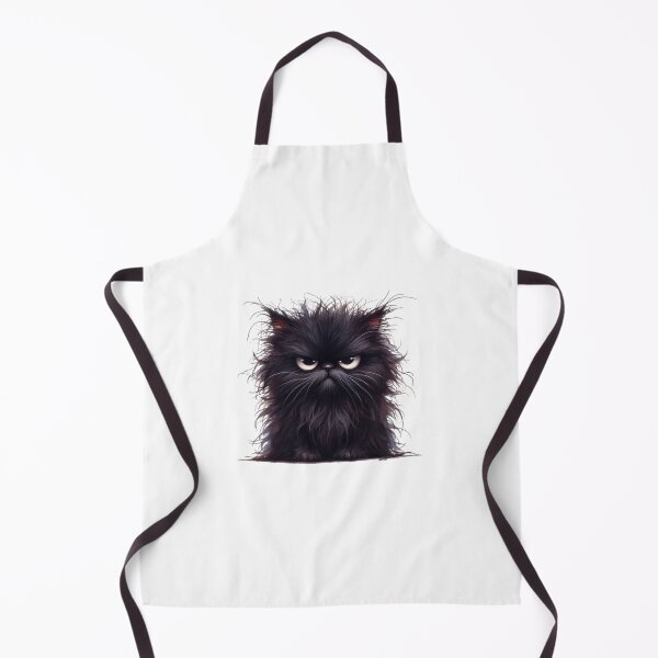 Item preview, Grumpy Black Cat 08 designed and sold by Purranova.