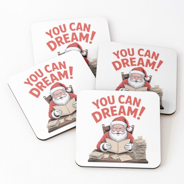Item preview, Santa You Can Dream Funny Christmas designed and sold by PrintAtelier.