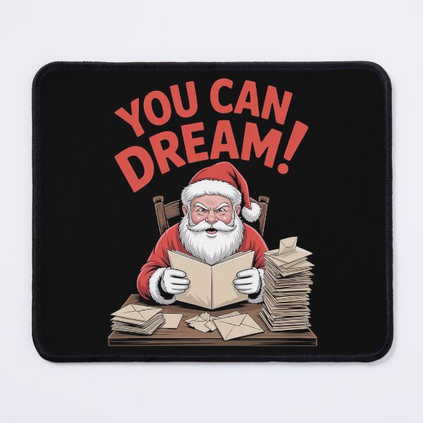 Item preview, Santa You Can Dream Funny Christmas designed and sold by PrintAtelier.