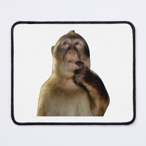 Item preview, cute thinking monkey designed and sold by zainab hussain.