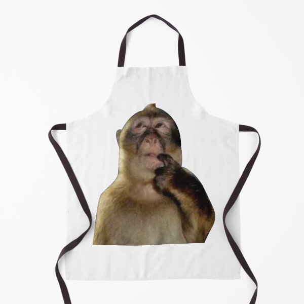 Item preview, cute thinking monkey designed and sold by zainab hussain.