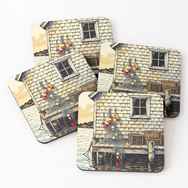 Item preview, Coastal Shanty designed and sold by Leslie Montgomery Art.