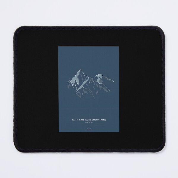 Item preview, Mountains and Faith — Minimal Blue designed and sold by EdgarSTatum8.
