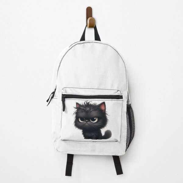 Item preview, Grumpy Black Cat 09 designed and sold by Purranova.
