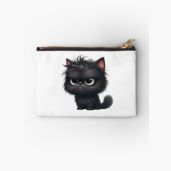 Item preview, Grumpy Black Cat 09 designed and sold by Purranova.