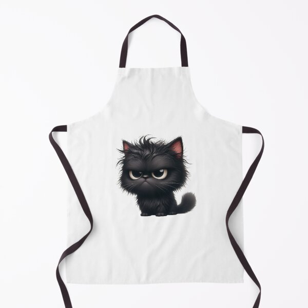 Item preview, Grumpy Black Cat 09 designed and sold by Purranova.