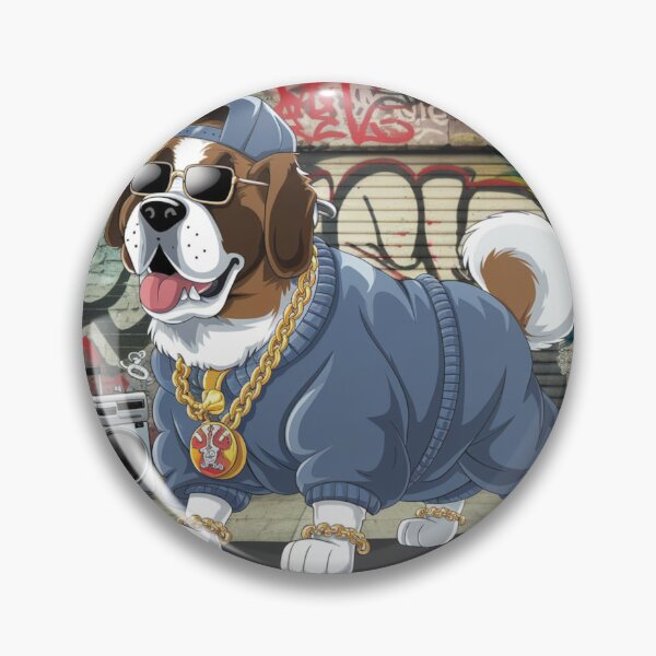 Item preview, Retro Rap St Bernard designed and sold by NeatThingLover.