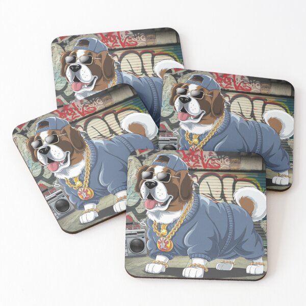 Item preview, Retro Rap St Bernard designed and sold by NeatThingLover.