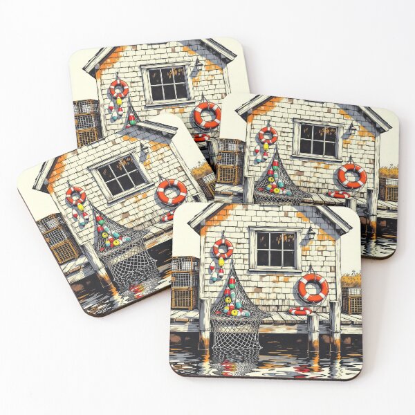 Item preview, Coastal Fisherman's Retreat  designed and sold by Leslie Montgomery Art.