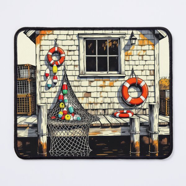 Item preview, Coastal Fisherman's Retreat designed and sold by Leslie Montgomery Art.