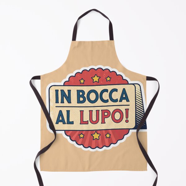 Item preview, Copy of In Bocca al Lupo Italian Good Luck Sticker designed and sold by kacperartdesign.