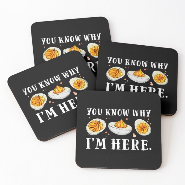Item preview, You Know Why Im Here Deviled Egg 90s designed and sold by NTProductionArt.