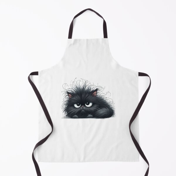 Item preview, Grumpy Black Cat 12 designed and sold by Purranova.