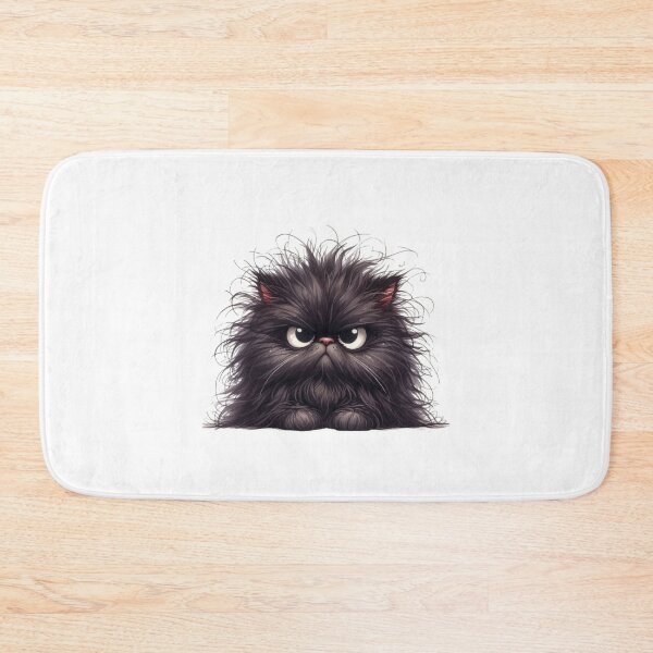 Item preview, Grumpy Black Cat 13 designed and sold by Purranova.