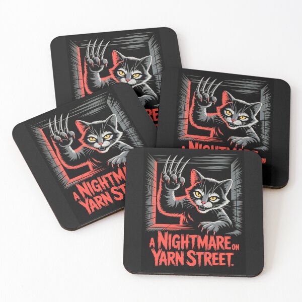 Item preview, A nightmare on yarn street poster designed and sold by Marginalia Workshop.