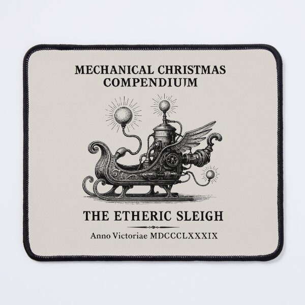 Item preview, The Etheric Sleigh – Steampunk Flying Christmas Vehicle designed and sold by Tattee.