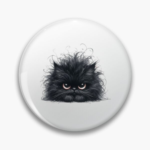 Item preview, Grumpy Black Cat 14 designed and sold by Purranova.