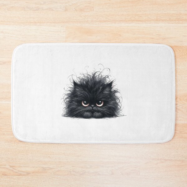 Item preview, Grumpy Black Cat 14 designed and sold by Purranova.