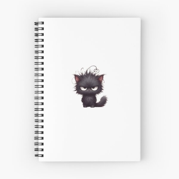 Item preview, Grumpy Black Cat 15 designed and sold by Purranova.