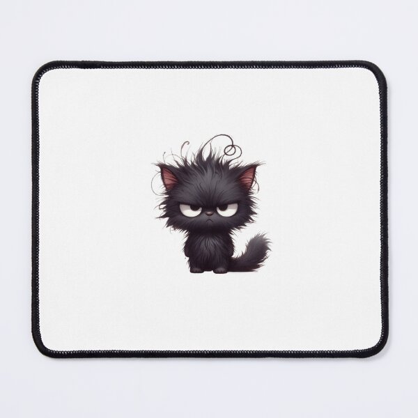 Item preview, Grumpy Black Cat 15 designed and sold by Purranova.