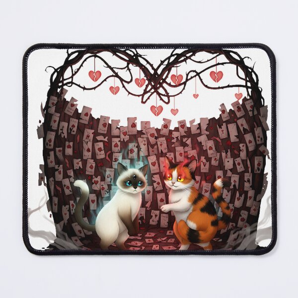 Item preview, Labyrinth of Broken Valentines, Lost in love’s ruins. Gothic surrealism, moody romantic art, dark fantasy illustration designed and sold by meesub.