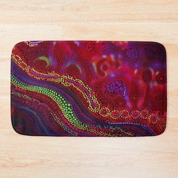 Item preview, Aboriginal Inspired Dot Art - Magma Splashes designed and sold by GrinGalore.