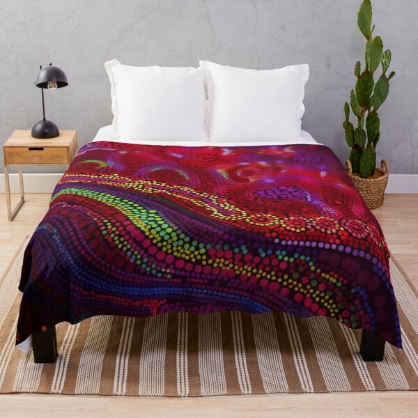 Item preview, Aboriginal Inspired Dot Art - Magma Splashes designed and sold by GrinGalore.