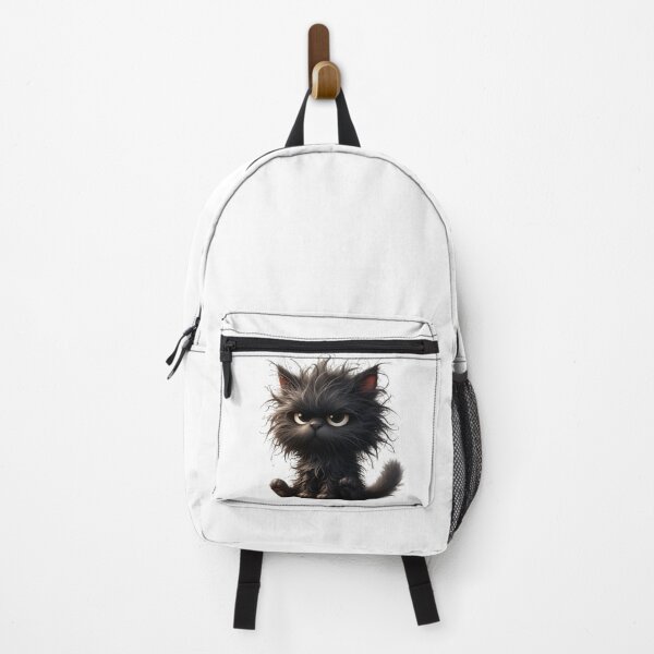 Item preview, Grumpy Black Cat 16 designed and sold by Purranova.