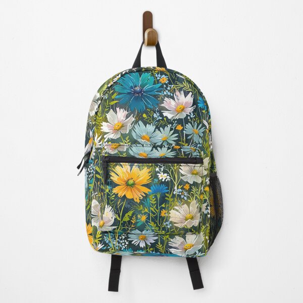 Item preview, Colorful Wildflower With Blue, Yellow, And White Daisies designed and sold by CoolPixels.