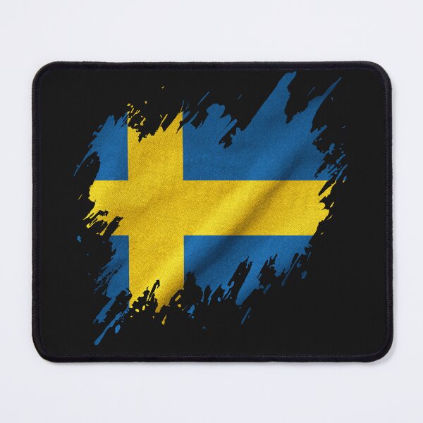 Item preview, Torn Swedish flag, Swedish pride designed and sold by Dressyourflag.