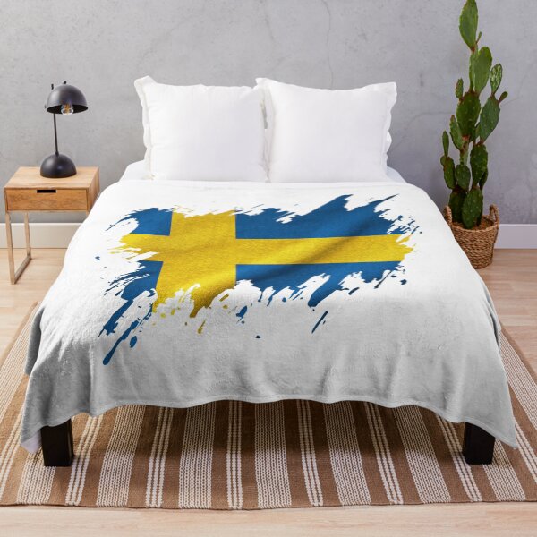 Item preview, Torn Swedish flag, Swedish pride designed and sold by Dressyourflag.