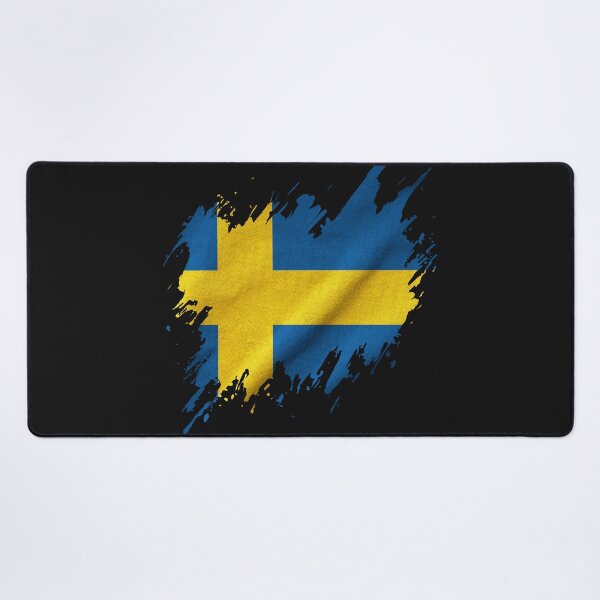Item preview, Torn Swedish flag, Swedish pride designed and sold by Dressyourflag.