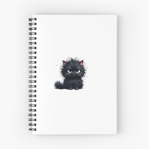 Item preview, Grumpy Black Cat 18 designed and sold by Purranova.