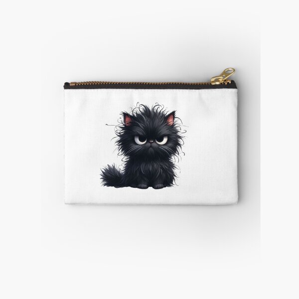 Item preview, Grumpy Black Cat 18 designed and sold by Purranova.