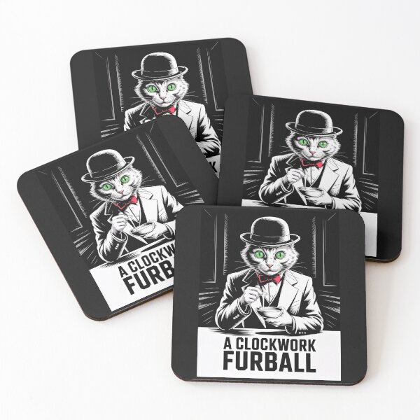 Item preview, Clockwork furball poster designed and sold by Marginalia Workshop.
