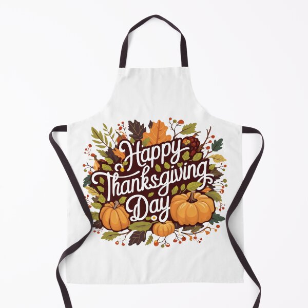 Item preview, Happy Thanksgiving Pumpkins, Pine Cones and Cranberries Design designed and sold by MakersFolly.