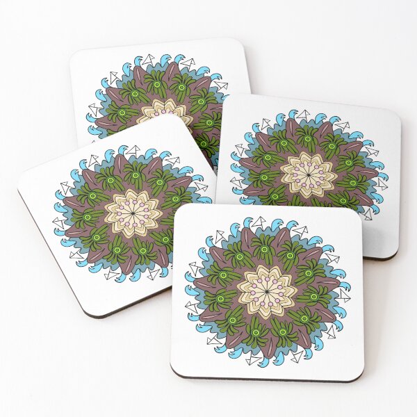 Item preview, Coloring page mandala outline drawing for art therapy and meditation. Circular ornament designed and sold by nongsao4.