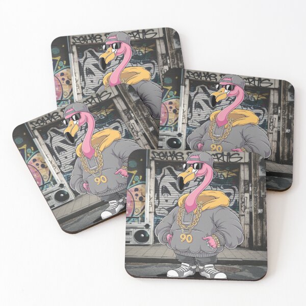 Item preview, Rap Star Flamingo designed and sold by NeatThingLover.
