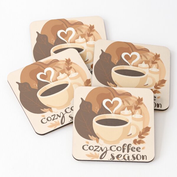 Item preview, Cozy Coffee Season – Fall Aesthetic Design designed and sold by MysticOMG.
