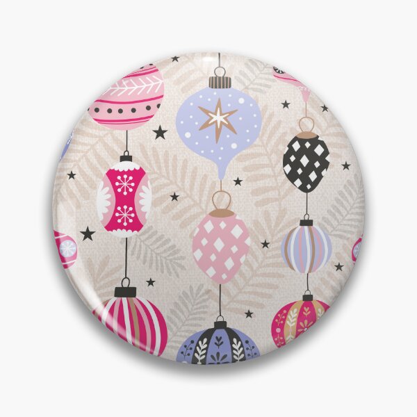 Item preview, Christmas festive baubles holiday ornaments decorations stars leaves designed and sold by Nicola-Rowe.